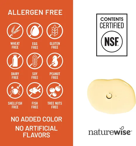 Miniatura 9 de NatureWise Aceite de pescado Omega 3 extra fuerte 1000 mg 60 unidades + vitamina E 400 UI (180 mg DL-alfa) 60 unidades - Paquete para apoyo