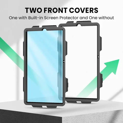 Miniatura 8 de SEYMAC - Funda protectora resistente a prueba de golpes para Samsung Galaxy Tab S6 Lite de 10.4 pulgadas 2024/2022/2020 (SM-P620/P610/P615), Negro