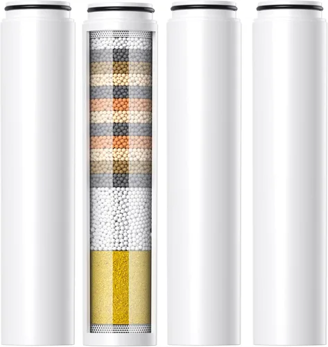 Miniatura 10 de Filtro de ducha mejorado compatible con cabezal de ducha de mano Cobbe para una mayor duración de filtración, filtro de agua de repuesto de alta