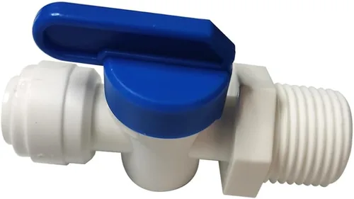 Miniatura 7 de Conexión rápida de tubo de inserción para uso alimentario, válvula de bola de cierre de tubo igual de 5/16" O.D. para filtro de agua purificador