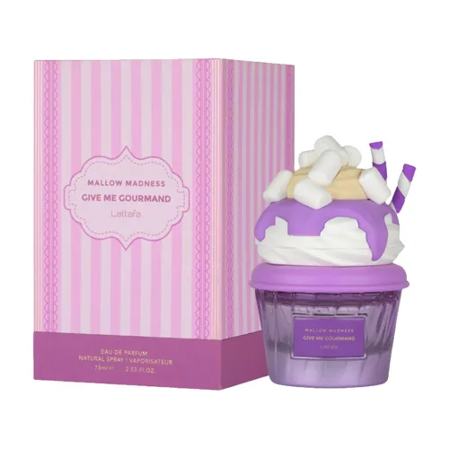 Miniatura 2 de Lattafa Mallow Madness Eau de Parfum de la Colección Give Me Gourmand, Fragancia Dulce Gourmand, Malvavisco y Vainilla, en Spray, 75 ml, de Larga