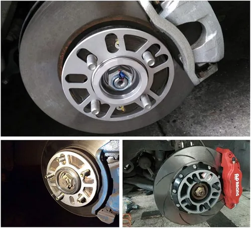 Miniatura 3 de 2PC 5x108 5x110 5x112 5x114.3 5x115 5x120 5x127 5x130 5x4.25 5x4.5 5x4.75 5x5 Espaciadores de Rueda Universales de 1/4 Pulgada (6mm) Compatibles