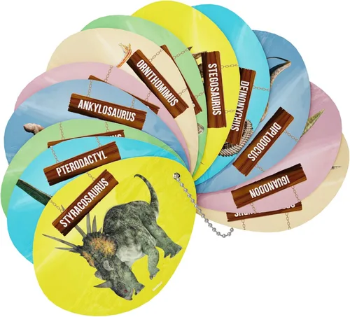 Miniatura 6 de Huevo de dinosaurio jumbo – Descubre 12 dinosaurios sorpresa grandes únicos en un huevo gigante relleno – Descubre dinosaurios, arqueología