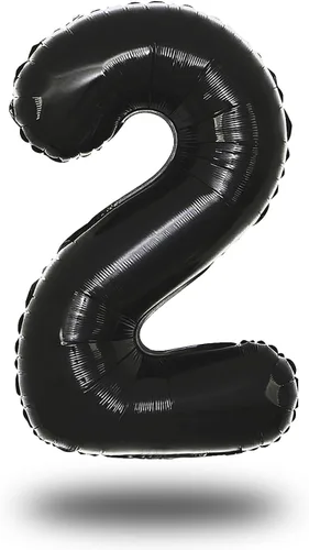 Miniatura 18 de 0 globos negros de 40 pulgadas – Fácil de inflar y desinflar reutilizable, globos de aluminio de Mylar número 0 de alta calidad para cumpleaños