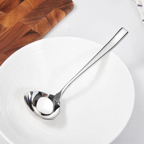 Miniatura 4 de KEAWELL Louis - Cucharón para salsa de 7.5 pulgadas, mini cucharón de acero inoxidable 18/10, apto para lavavajillas (1)