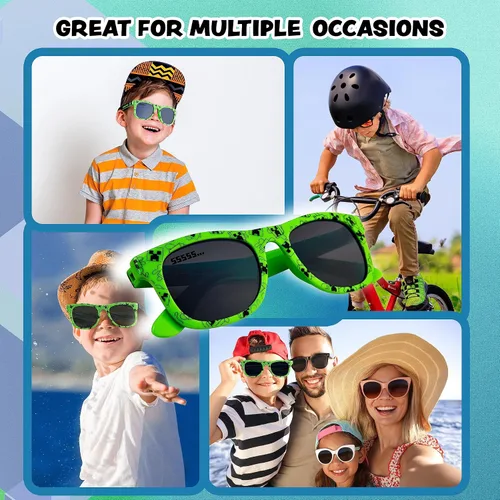 Miniatura 5 de Minecraft Juego de gorra de béisbol y lentes de sol para niños, sombrero ajustable para niños, 100% protección UV, lentes de sol para niños