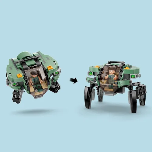 Miniatura 4 de LEGO Avatar: The Way of Water Payakan The Tulkun & Crabsuit 75579, Conjunto de juguetes de construcción, Película Océano submarino con figura