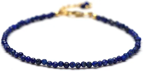 Miniatura 2 de Pulsera ajustable de plata esterlina 925 con cuentas completas para mujer, cuentas de piedras preciosas naturales, pulsera delicada, regalo