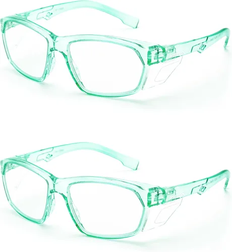 Miniatura 125 de ProtectX Elegantes gafas de seguridad antivaho y resistentes a los arañazos, gafas de protección UV, lentes de bloqueo de luz azul para hombres