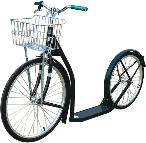 Miniatura 4 de Amish-Made Deluxe Kick Scooter Bike - Modelo 2420 - Tamaño adulto Negro