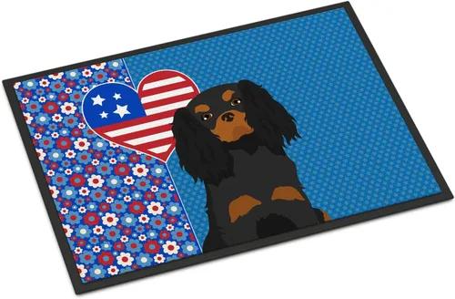 Miniatura 65 de Caroline's Treasures WDK5119JMAT Airedale Terrier USA - Tapete para interiores o exteriores, 24 x 36 pulgadas, tapete para puerta delantera
