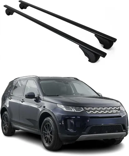 Miniatura 10 de OMAC Portaequipajes para techo con cerradura para Land Rover Discovery 2002-2004, antirrobo, gris, para viajes, kayak, canoa, surf, esquí