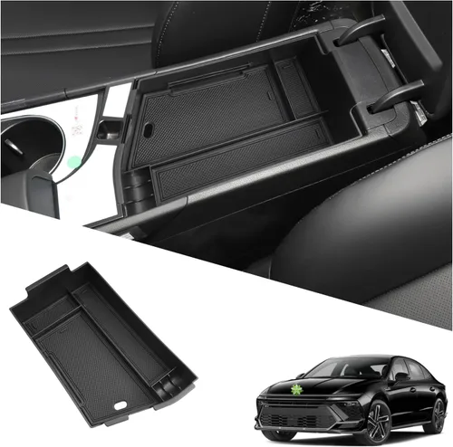 Miniatura 13 de Organizador de consola inferior compatible con Nissan Rogue (S/SL/SV/Platinum) 2021 2022 2023 2024 2025 2026 Nissan Rogue (S/SL/SV/Platinum) Bandeja