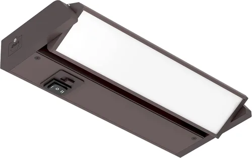 Miniatura 20 de GetInLight luz LED para parte inferior de gabinete, giratoria, de 3 niveles de color, para atenuador, con cables y enchufe, blanco cálido de 2,700