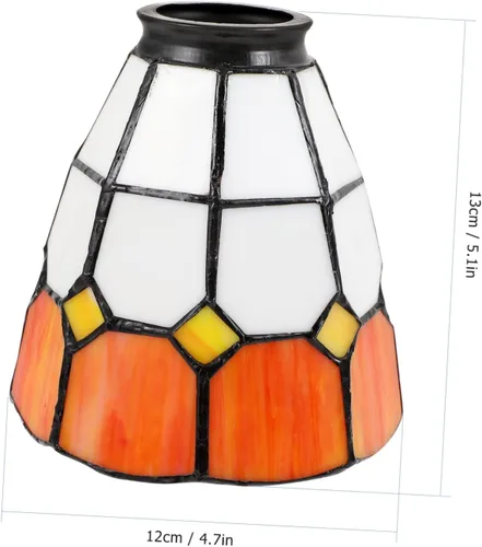 Miniatura 2 de DOITOOL Lámpara decorativa de cristal para lámpara de techo, cubierta festoneada colgante