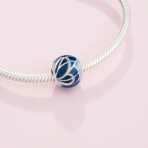 Miniatura 4 de PANDORA Joyería de mariposa azul con dije de plata de ley Metal Esmalte no aplica