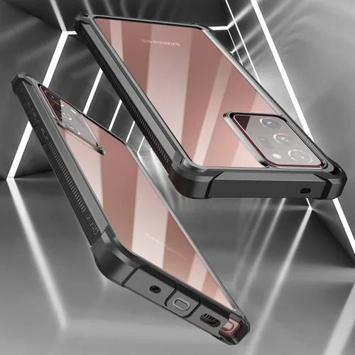 Miniatura 8 de Dexnor para Galaxy Note 20 Ultra Estuche con protector de pantalla transparente 360, cuerpo completo, resistente, protector, a prueba de golpes