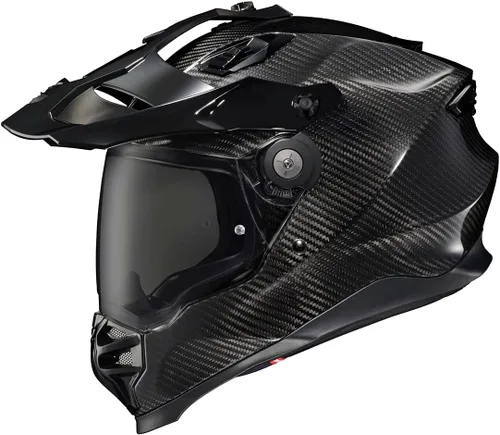 Miniatura 4 de ScorpionEXO XT9000 - Casco integral de fibra de carbono para motocicleta de aventura con visera Pinlock Ready, bolsillos para altavoz listos