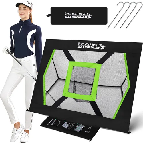 Miniatura 10 de BAYINBULAK Red de práctica de astillado de golf, accesorios de golf para hombres, 1 paquete