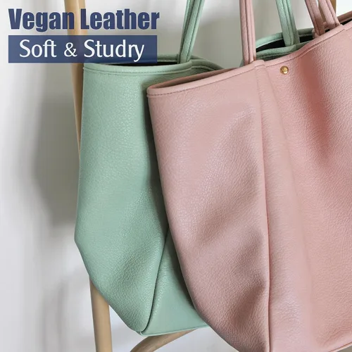 Miniatura 39 de HOXIS Bolso de mano de cuero PU de gran tamaño para mujer, bolso de fin de semana, bolso de viaje