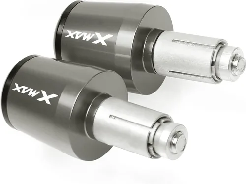 Miniatura 3 de 7/8'' 22mm for Yamaha X-MAX Xmax X MAX 125 250 300 400 CNC Alumiunm Plugs Motorcycle Handlebar Moto Handle Bar Grips Cap Ends (Color : Grey)