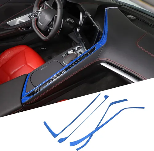 Miniatura 18 de TOYCIDFG Caja de almacenamiento para panel de palanca de cambios de consola central de automóvil, cubierta lateral para Chevrolet Corvette C8 Z06