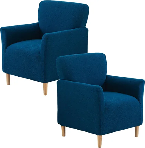 Miniatura 12 de Fundas de jacquard para sillón de banquete, fundas suaves para sillón, fundas elásticas de 1 pieza para sala de estar, funda antideslizante