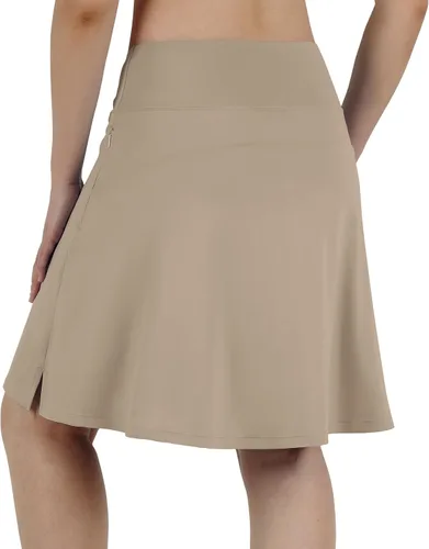 Miniatura 65 de ANIVIVO Faldas pantalón para mujer de 20 pulgadas de longitud a la rodilla, faldas deportivas de pickleball para tenis, golf y pickleball