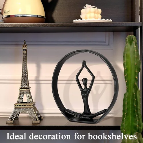 Miniatura 4 de Regalo para yoga, figuras y estatuas de yoga, estatua de postura de yoga de meditación, escultura de yoga, decoraciones de yoga para el hogar