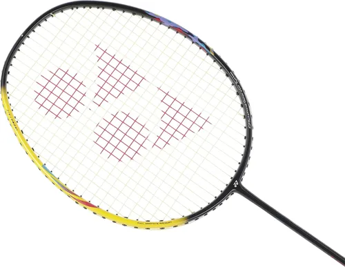 Miniatura 2 de YONEX Raqueta de bádminton de grafito serie Astrox Lite (G4, 2.72 oz, 30 libras de tensión) (Astrox 01 Amarillo Negro)