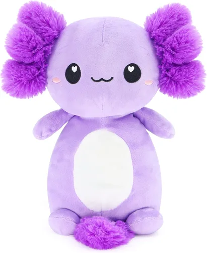 Lindos animales de peluche de ajolote rosa, almohada de peluche suave kawaii, juguete de peluche de ajolote, regalos para decoración de niñas y