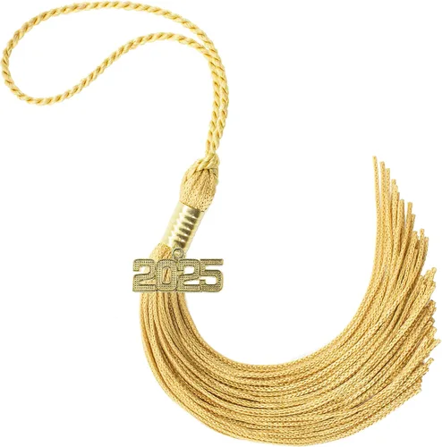 Miniatura 763 de Borla de graduación Aqua 2022, todos los colores escolares disponibles, fabricada en Estados Unidos