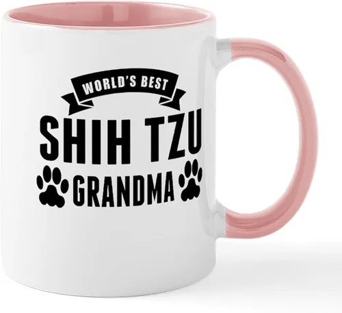Miniatura 33 de CafePress Cute Shih Tzu Dog Mugs - Taza de café de cerámica de 11 oz (11.0 fl oz)