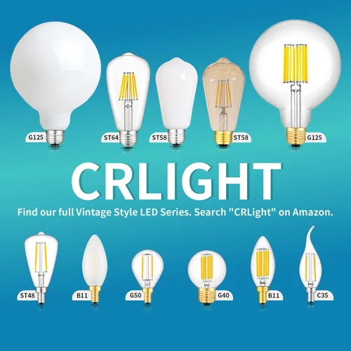 Miniatura 6 de 8W 4000K LED Candelabra Bulb Neutral White, 80W Equivalent 800 LM Dimmable E12 LED Candle Bulbs, Lengthened & Enlarged B17 Clear Glass Torpedo