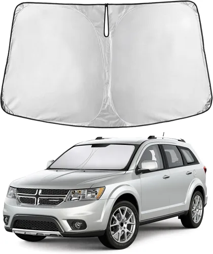 Miniatura 14 de Econour Parasol para parabrisas compatible con Honda Civic 2016-2021, protector de parasol plegable para ventana, bloquea los rayos UV y mantiene tu
