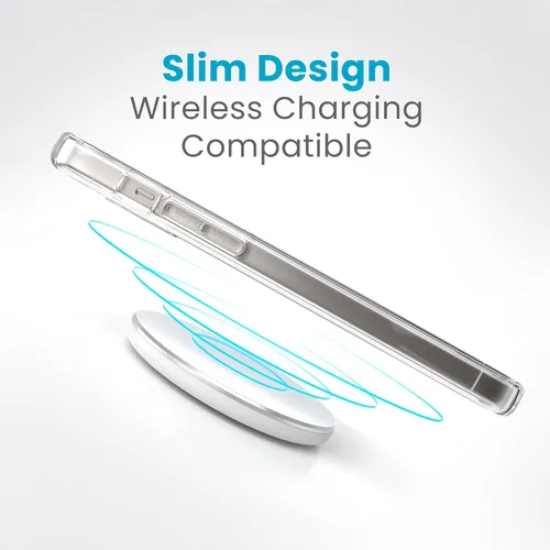 Miniatura 5 de Speck Funda transparente para iPhone 15 Plus, delgada, protección contra caídas, para iPhone 15 Plus y iPhone 14 Plus, resistente a los arañazos,