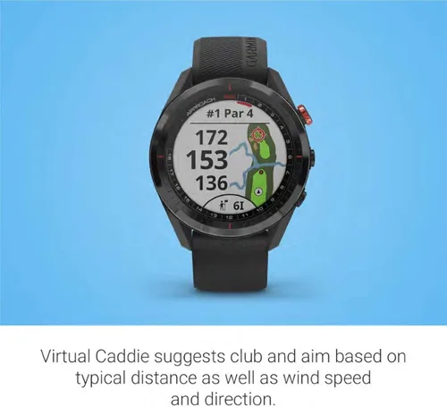 Miniatura 4 de Garmin Approach S62, reloj GPS de golf premium, organizador virtual incorporado Negro