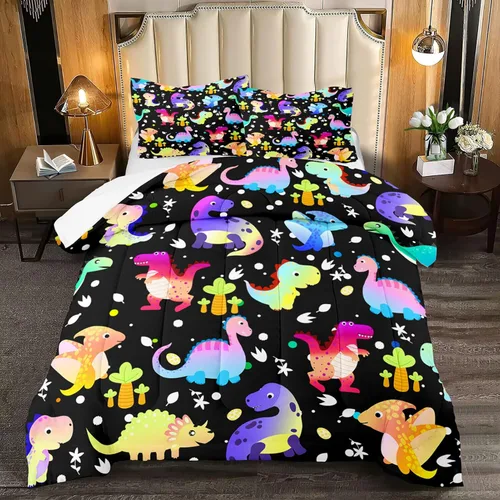 Miniatura 16 de Juego de edredón de 3 piezas con 2 fundas de almohada, tamaño Queen, diseño africano de DJ Girl de microfibra suave, regalo para mujeres y niñas