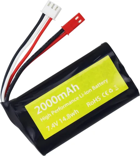 Miniatura 5 de 2 unids 7.4 V 2000 mAh 15C 2S JST-2P enchufe Lipo batería con cargador 2 en 1 para UDIRC UD1601 UD1602 UD1604 UD1607 SG1603 SG1604 RC alta velocidad