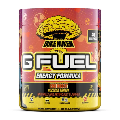 Miniatura 16 de G Fuel Nuka Cola 2.0 - Polvo energético, sin azúcar, suplemento de enfoque de cafeína limpia, mezcla de agua, sabor tropical de cítricos, mezcla