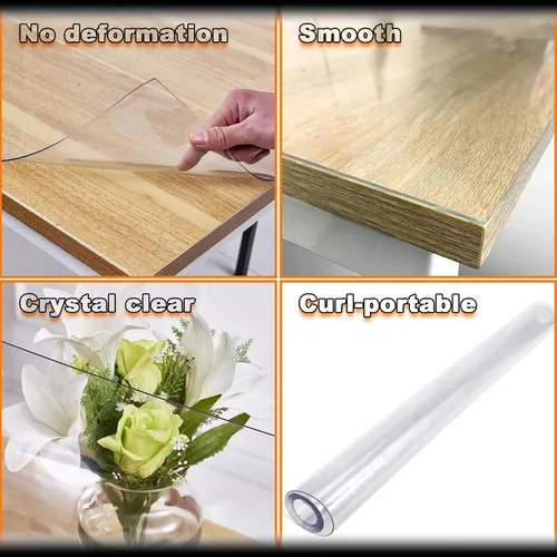 Miniatura 4 de Mantel de tela de aceite para mesas rectangulares de 12 x 12 pulgadas, resistente a derrames de aceite, paño de vinilo tamaño personalizado