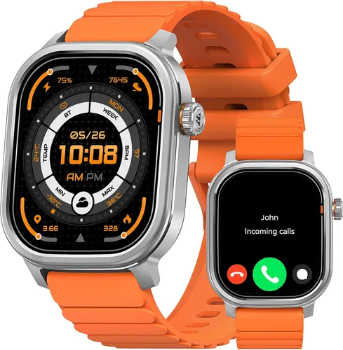 Miniatura 10 de KOSPET Pulse - Relojes inteligentes para hombre, llamadas y respuesta Bluetooth, duración de la batería de 25 días, AMOLED de 1.96 pulgadas