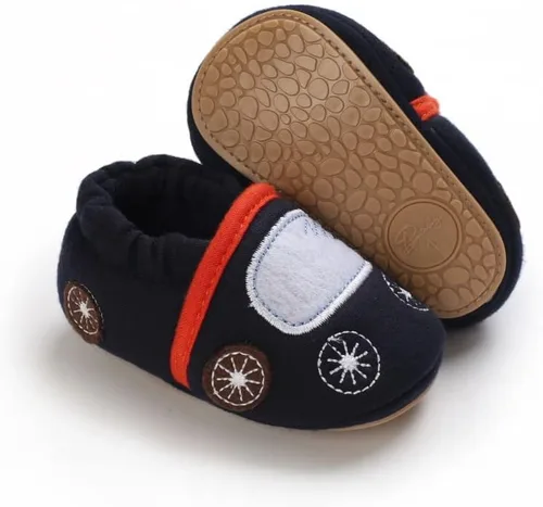 Miniatura 2 de Tenis de suela antideslizante para recién nacidos, pantuflas ajustables de dibujos animados, unisex, para niños y niñas, zapatos para primeros pasos