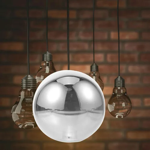 Miniatura 3 de OSALADI Candelabros de repuesto para lámpara de globo, cubierta de globo de vidrio de burbujas sembradas para lámpara colgante, lámpara de pared
