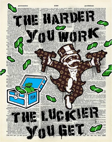 Miniatura 9 de Monopoly Louis LV - Arte de pared motivacional - Citas positivas - Arte de pared de empresario - Carteles motivacionales - Citas inspiradoras