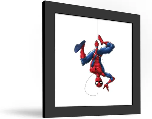 Miniatura 2 de Trends International Gallery Pops Marvel Comics Spider-Man - Póster de pared para colgar, 12 x 12 pulgadas, versión enmarcada en negro Versión