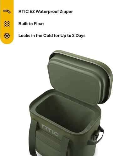 Miniatura 3 de RTIC Enfriador Suave Ultra Resistente Pro para 20 Latas, Aislado, Impermeable, A Prueba de Fugas, Bolsa Flotante Portátil para Bebidas, Almuerzo