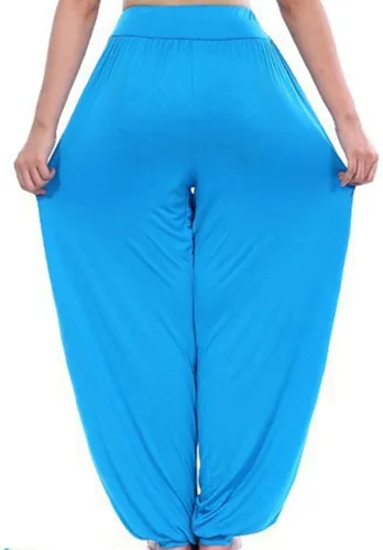 Miniatura 2 de Pantalones de algodón modal para mujer de AvaCostume, pantalones suaves para practicar yoga o deportes.
