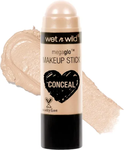Miniatura 4 de Wet n Wild MegaGlo Conceal & Contour Highlighter Stick & MegaGlo - Barra de maquillaje para ocultar y contornear neutro, sigue tu bisque y MegaGlo