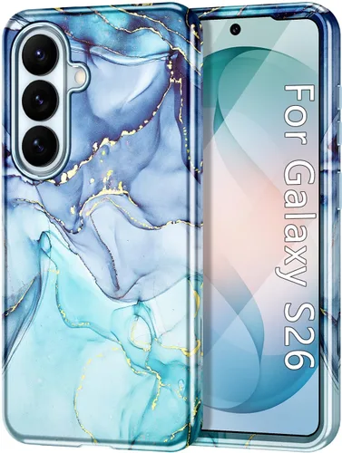 Miniatura 35 de Btscase para Samsung Galaxy S25, [Probado contra caídas de grado militar] Funda protectora de diseño de patrón de mármol, resistente, delgada